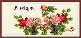 牡丹国画 花开富贵