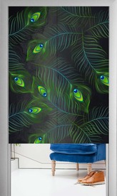 门帘窗帘卷帘遮光帘卷帘图案图案