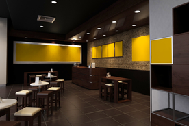 咖啡店铺店面样机