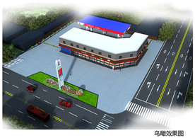 中石化最新标准站max全模型