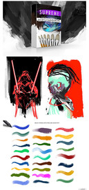 油画艺术绘画笔刷