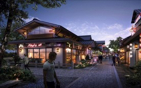 民宿外观建筑设计效果图