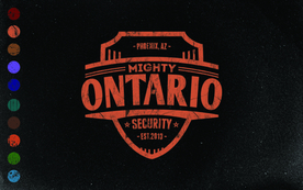 徽标奖章字体设计