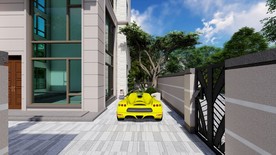 别墅车库花园设计