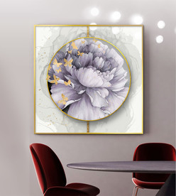 现代简约鲜花花朵装饰画