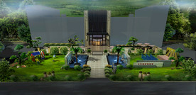 售楼示范花园设计效果图