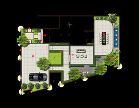 景观图 彩色平面 psd 环艺