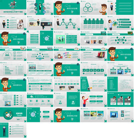 简约手绘开学报告教育培训PPT
