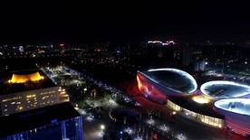 飞跃新淄博 夜色美