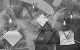 现代 背景装饰画 TIF分层