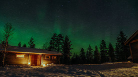 4k视频 风景 极光 延时摄影