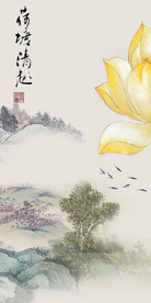 高清 玄关风景挂画 TIF分层