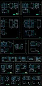 卫生间洗手台大样节点CAD图库