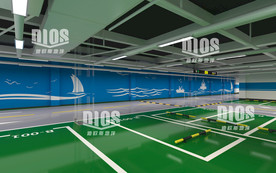 停车场三维效果图