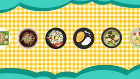 粒粒盘中餐 舞蹈舞美背景视频