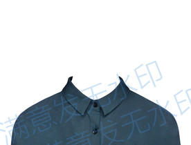 深色衬衫证件照模板