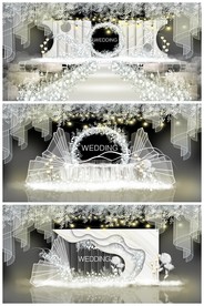 现代婚礼效果图