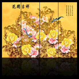 装饰画牡丹