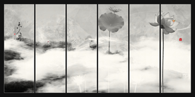 水墨装饰画中国风