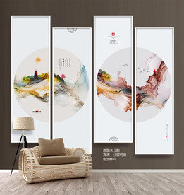 室内装饰画 新中式