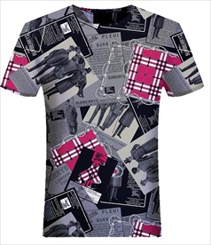 潮牌男装数码印花设计图案