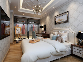 儿童房效果图 小孩房效果图