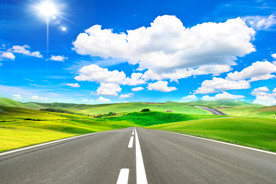 蓝天白云公路