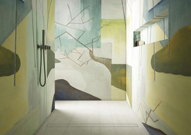 现代北欧风格 墙纸空间背景墙