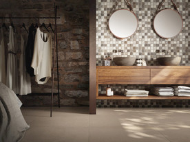 现代仿古砖 大板工装家装空间