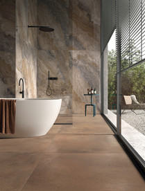 现代仿古砖 大板工装家装空间