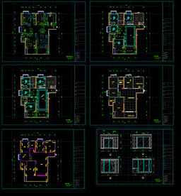 室内装修全套CAD设计图纸