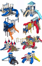 儿童乐园模型