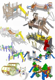 儿童游乐设施模型