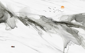 线条 新上架山水画 TIF分层