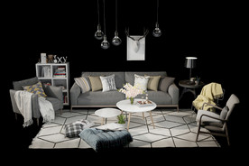 北欧沙发3d模型