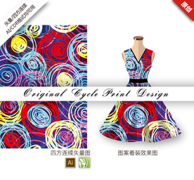 矢量抽象线圈四方连续