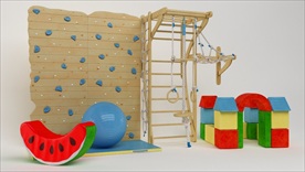 儿童体育器材模型