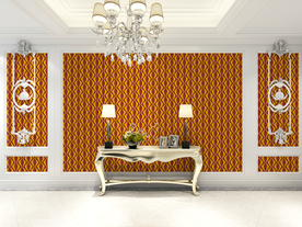 欧式家居 墙纸效果图片