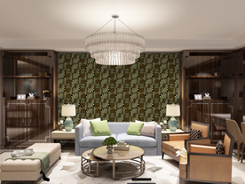 欧式家居 墙纸效果图片