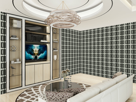 欧式家居 墙纸效果图片