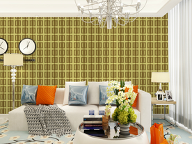 欧式家居 墙纸效果图片