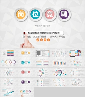 个人求职简历岗位竞聘竞选报告P