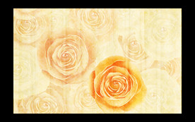 大理石纹理花朵电视背景墙