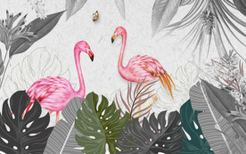 高档 新欧式背景墙 TIF分层