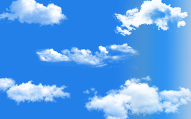 蓝天白云