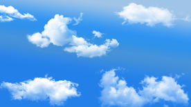蓝天白云