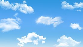 蓝天白云