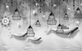 新款欧式装饰墙画 TIF分层