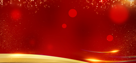 红色大气科技背景