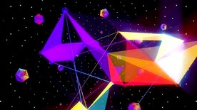 LED舞台灯光背景舞蹈几何线条